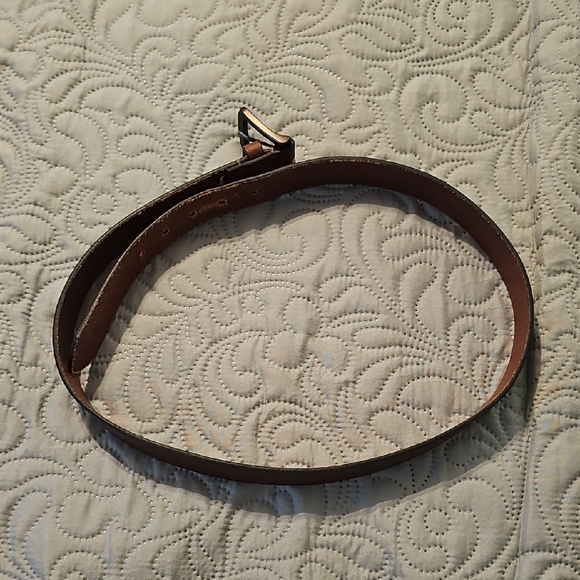 Timberland Men's Brown Leather Belt - Picture 1 of 5